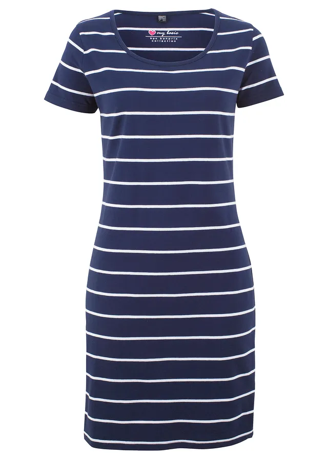 Rochie jerse, cu mâneci scurte