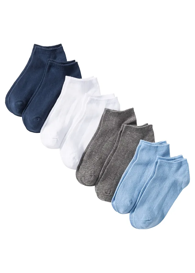 Șosete scurte cu bumbac organic (set/8 perechi)