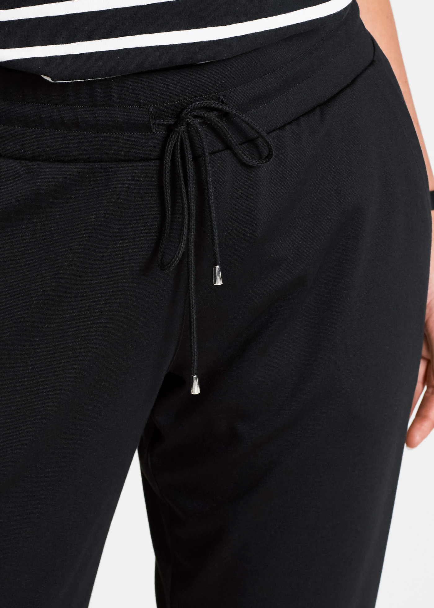 Kalhoty bez zapínání ze směsi s viskózou • javorově červená plus size • bonprix obchod