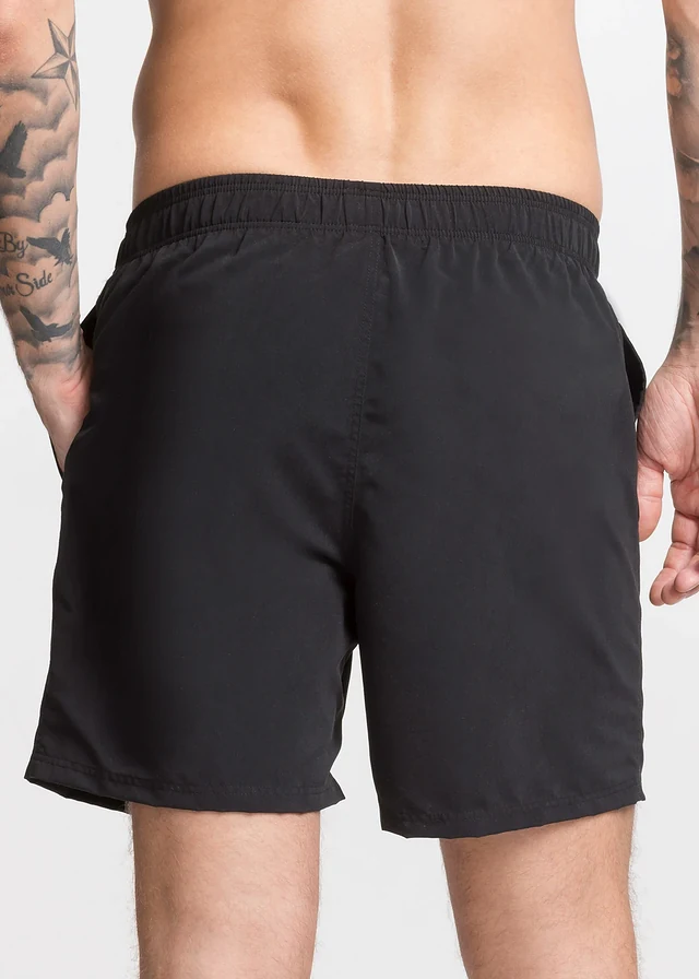 Șort de baie cu buzunare laterale • negru • magazin bonprix