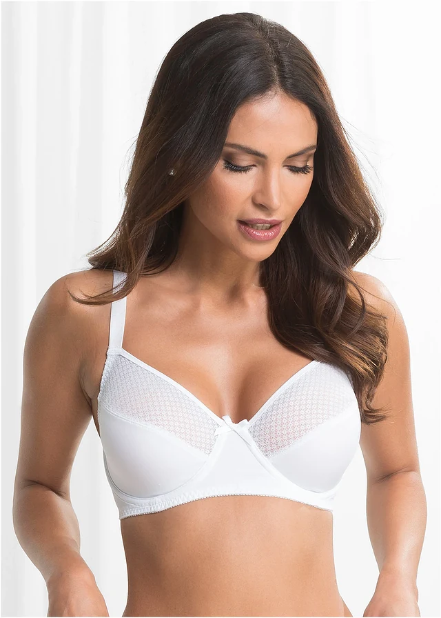 Soutien-gorge minimiseur avec mesh, Couleur: blanc