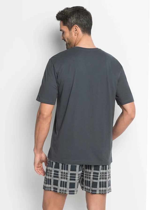 Pyjashort • bleu nuit/gris imprimé • product-page.page-title-suffix