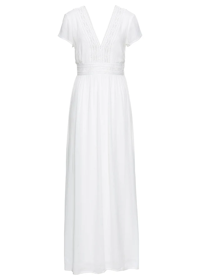 Maxi jurk van soepele viscose