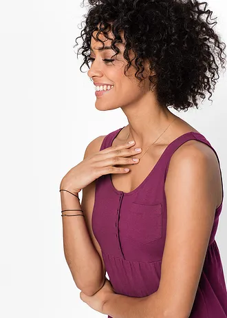 Jurk van katoen-jersey, petite • bessen • bonprix online shop