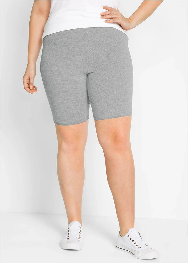 Lot de 2 cyclistes, Couleur: gris clair chiné + noir