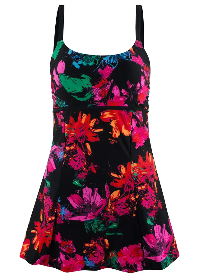 Kúpacie šaty s okrúhlym výstrihom