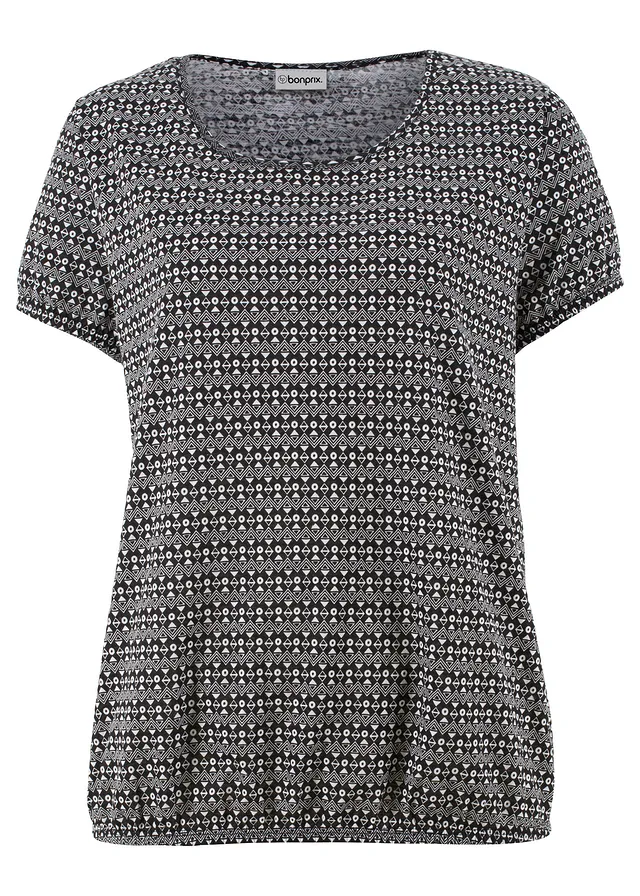 Tričko z čisté bavlny • černá • bonprix obchod