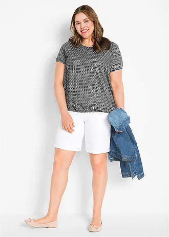 Tričko z čisté bavlny, barva: černá