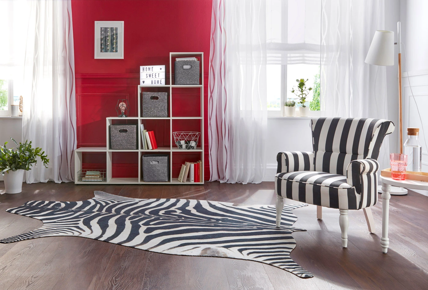 ESLIR Vouwgordijn Met Lussen - Transparante Voile - Wit - 60 X 140 Cm - Met Trekkoord & Kunststof Stangen - Voor Keukenraam