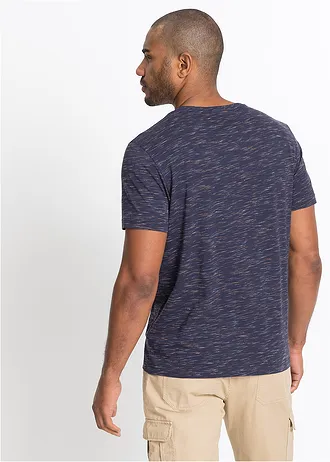 T-shirt • donkerblauw gemêleerd • bonprix online shop