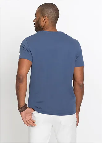 T-shirt van puur katoen • indigo • bonprix online shop