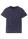 T-shirt, Kleur: donkerblauw gemêleerd