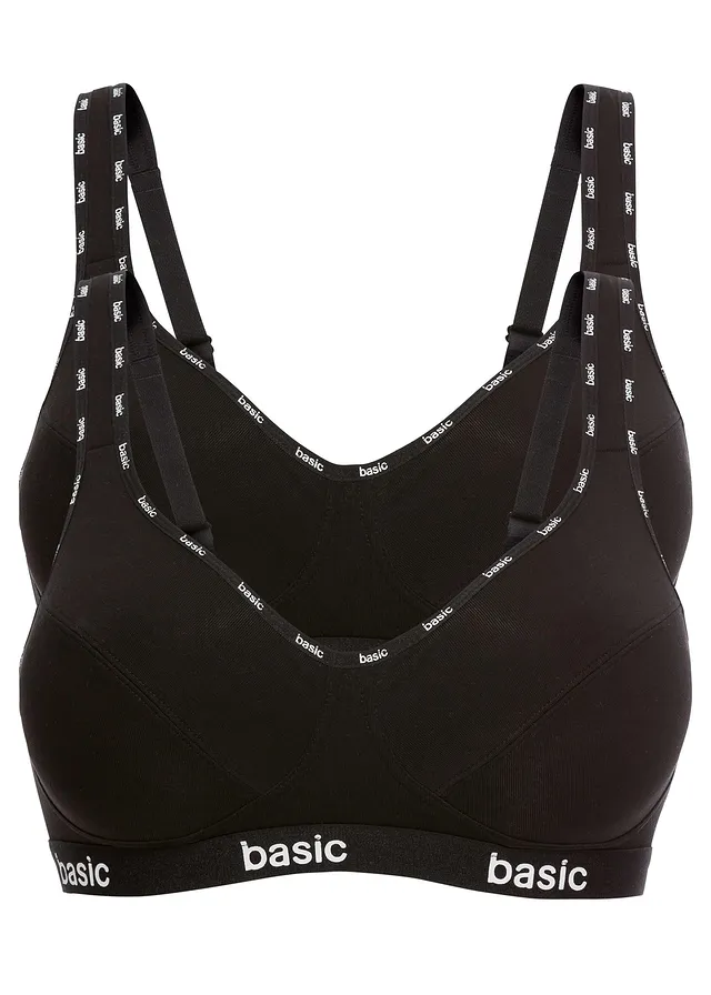 Sutien fără arcuri (2buc.), bumbac organic