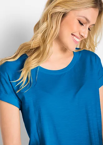 Boxy shirt • azuurblauw • bonprix online shop