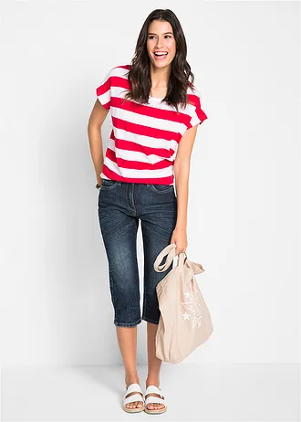 Strečové džíny Straight, Mid Waist • nočně modrý denim • bonprix obchod