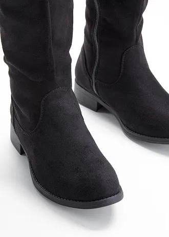 Kozačky nad kolena • černá • bonprix obchod