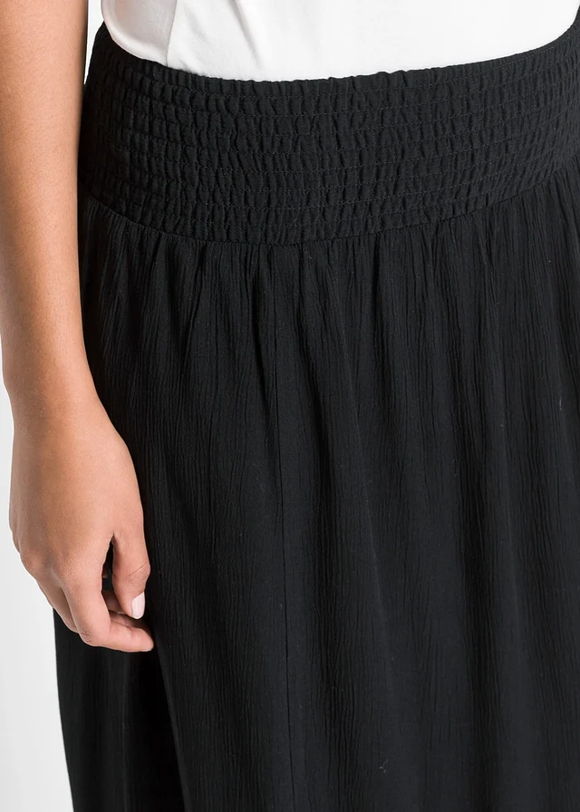 Jupe longue en viscose fluide • noir • product-page.page-title-suffix