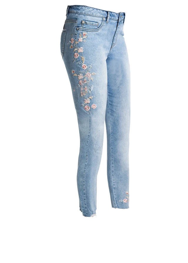 Blugi Skinny Mid Waist, cropped