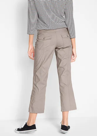 Pantalon extensible cargo 3/4 • grès • Boutique bonprix