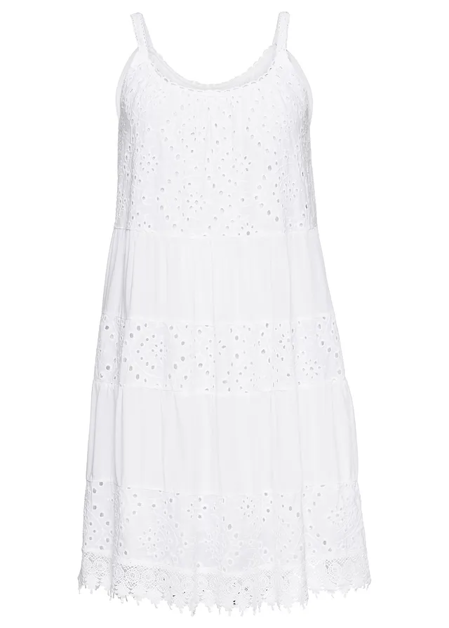 Šaty na ramienka z viskózy