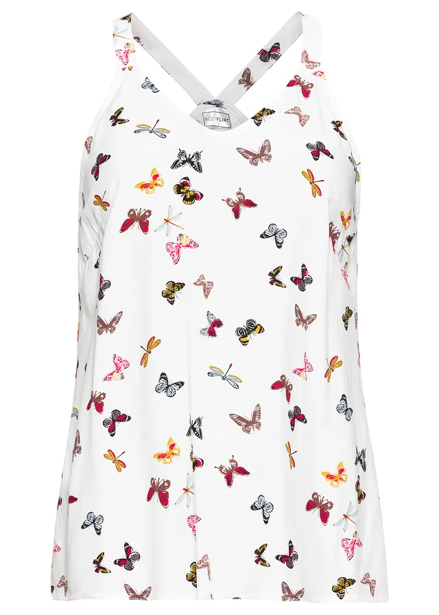 Blúzkový top z čistej viskózy