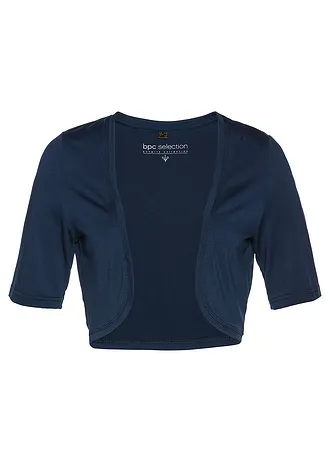 Bolerko T-shirtowe • ciemnoniebieski • sklep bonprix