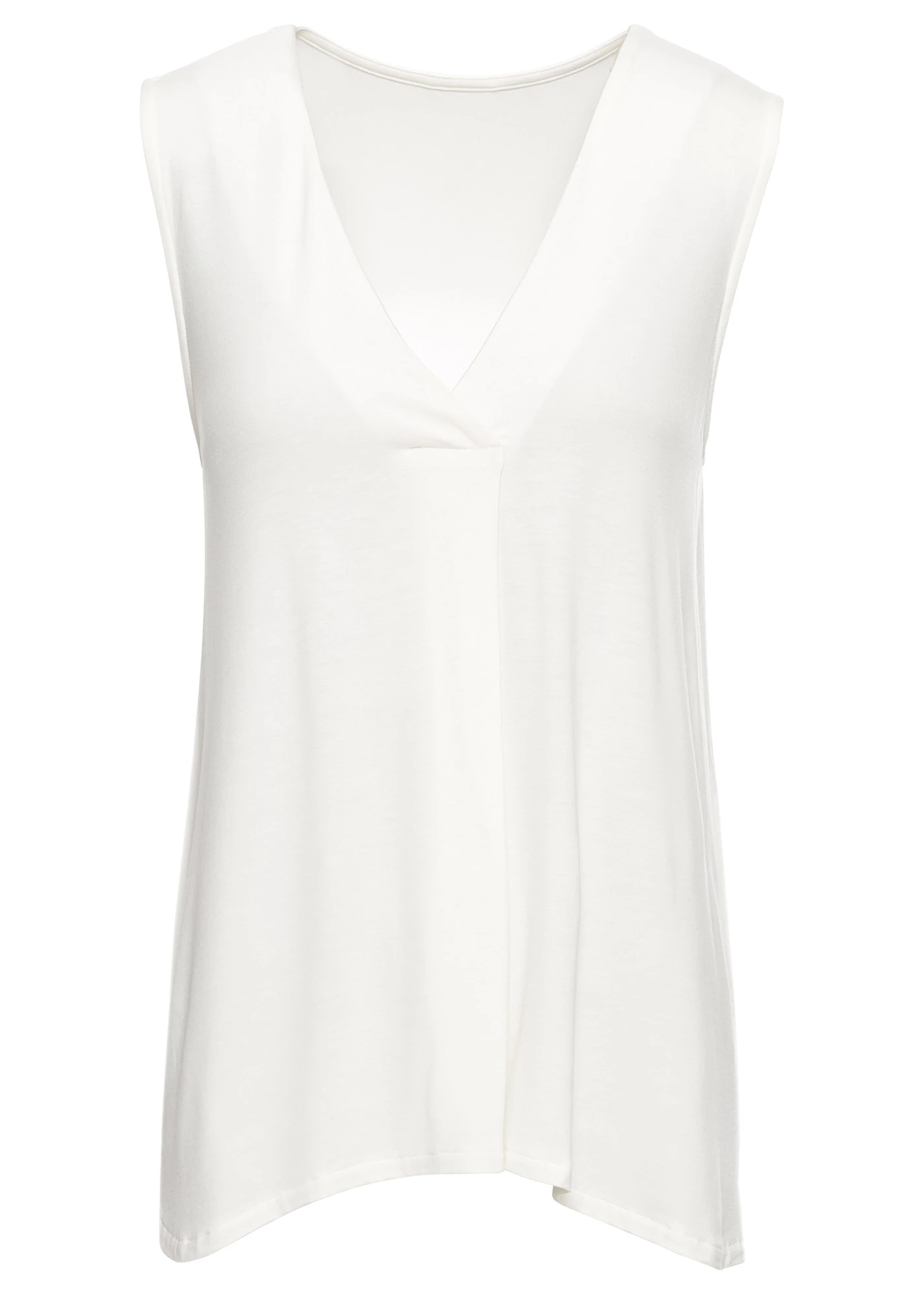 Top doux en jersey viscose • ecru • Boutique bonprix