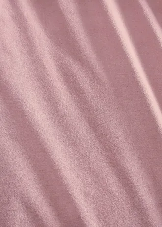 Dekbedovertrek in linnen look, Kleur: roze