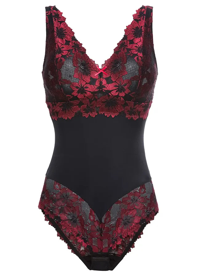 Body fără armătură, cu dantelă florală