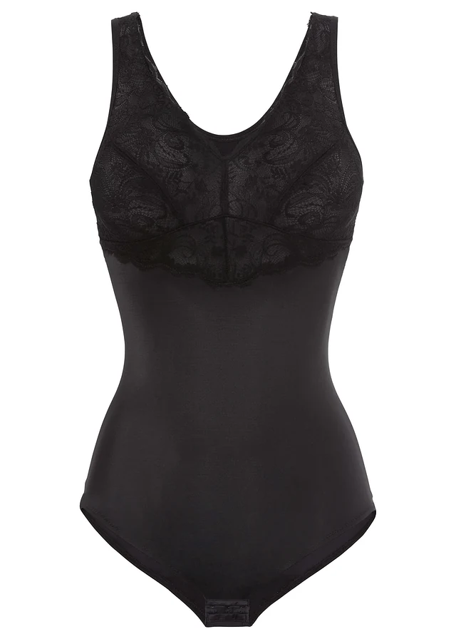 Corrigerende body, medium corrigerend, Kleur: zwart