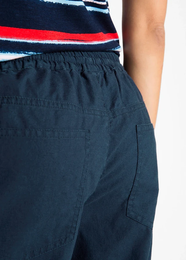 Bermuda en lin majoritaire • bleu foncé • product-page.page-title-suffix