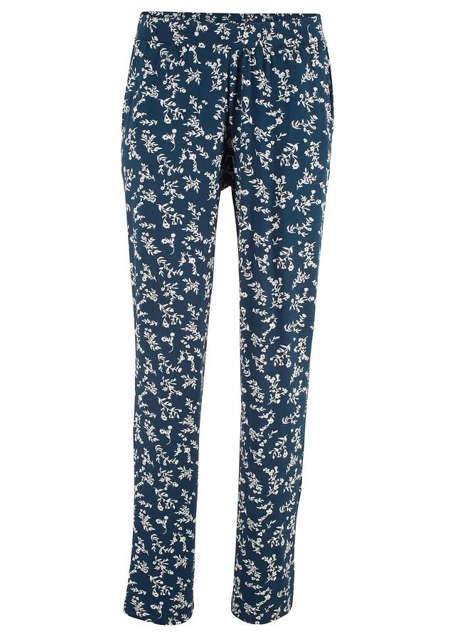 Pantaloni de jerse din amestec de viscoză