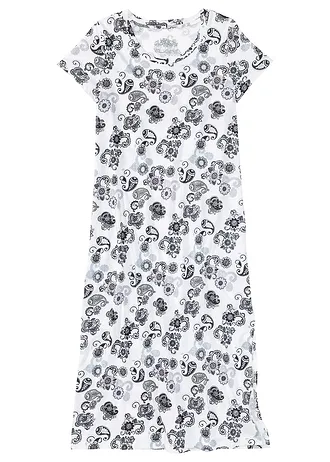 Chemise de nuit longue en coton