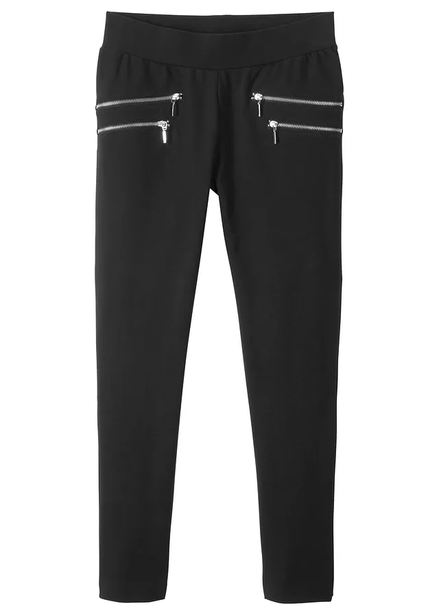 Pantaloni cu stretch din material cu bumbac organic