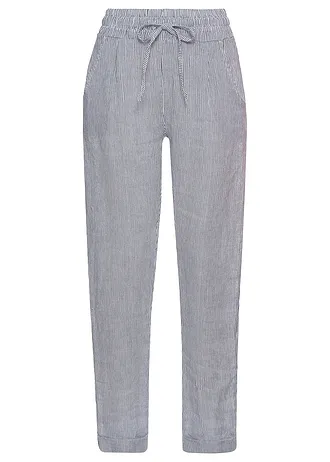 Linnen broek met TENCEL™ lyocell