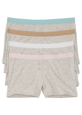Lot de 4 boxers femme