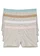 Lot de 4 boxers femme, Couleur: écru chiné + uni