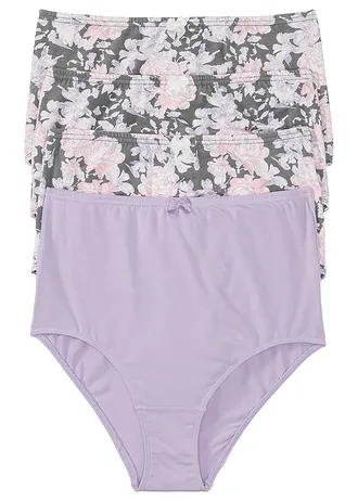 Tailleslip (set van 4), Kleur: lila met print