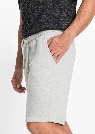 Bermude casual • gri deschis melanj • magazin bonprix