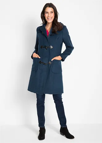Duffle-coat • bleu foncé • Boutique bonprix
