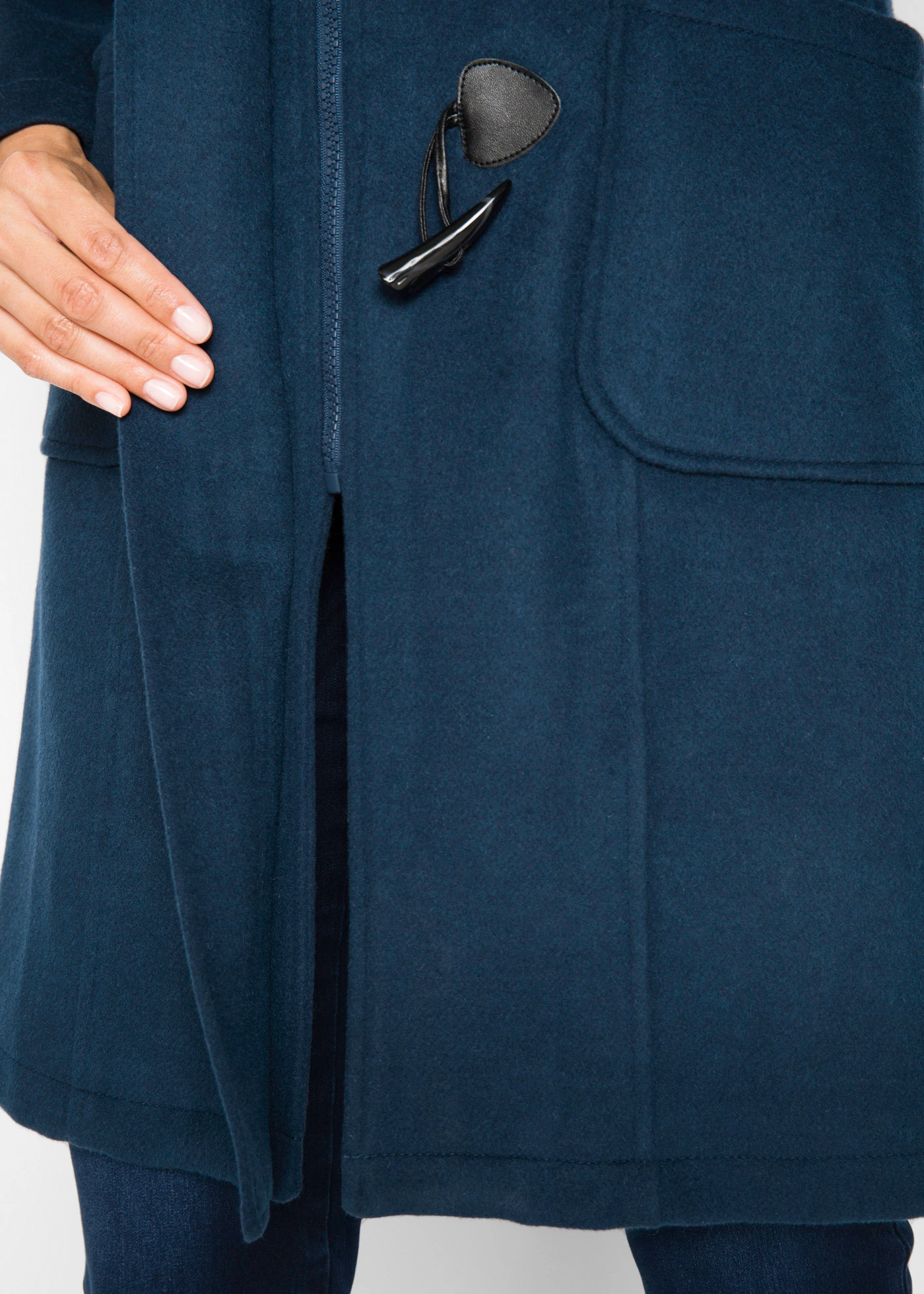 Duffle-coat • bleu foncé • Boutique bonprix