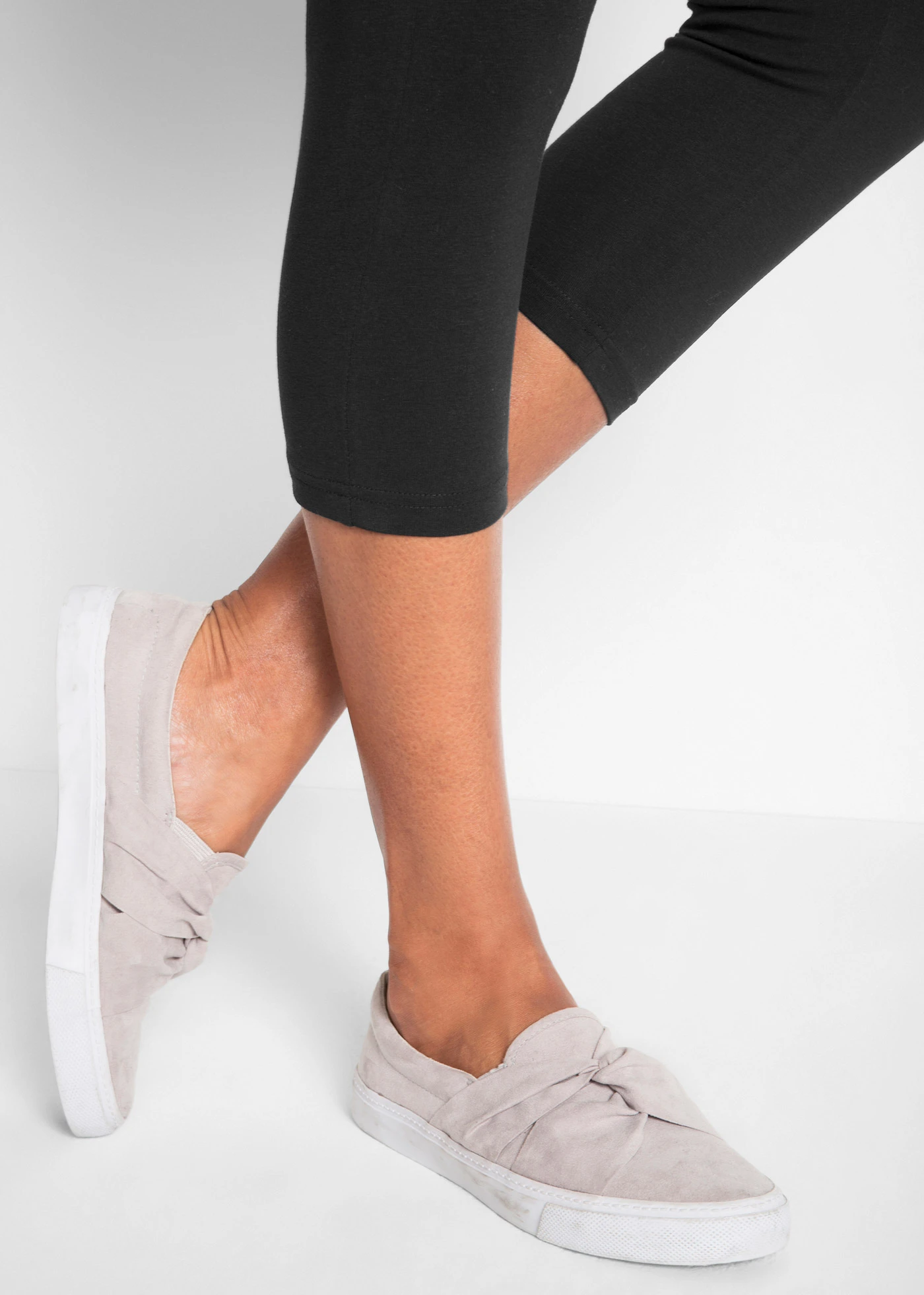 Slim fit capri legging (set van 2) • zwart • bonprix online shop