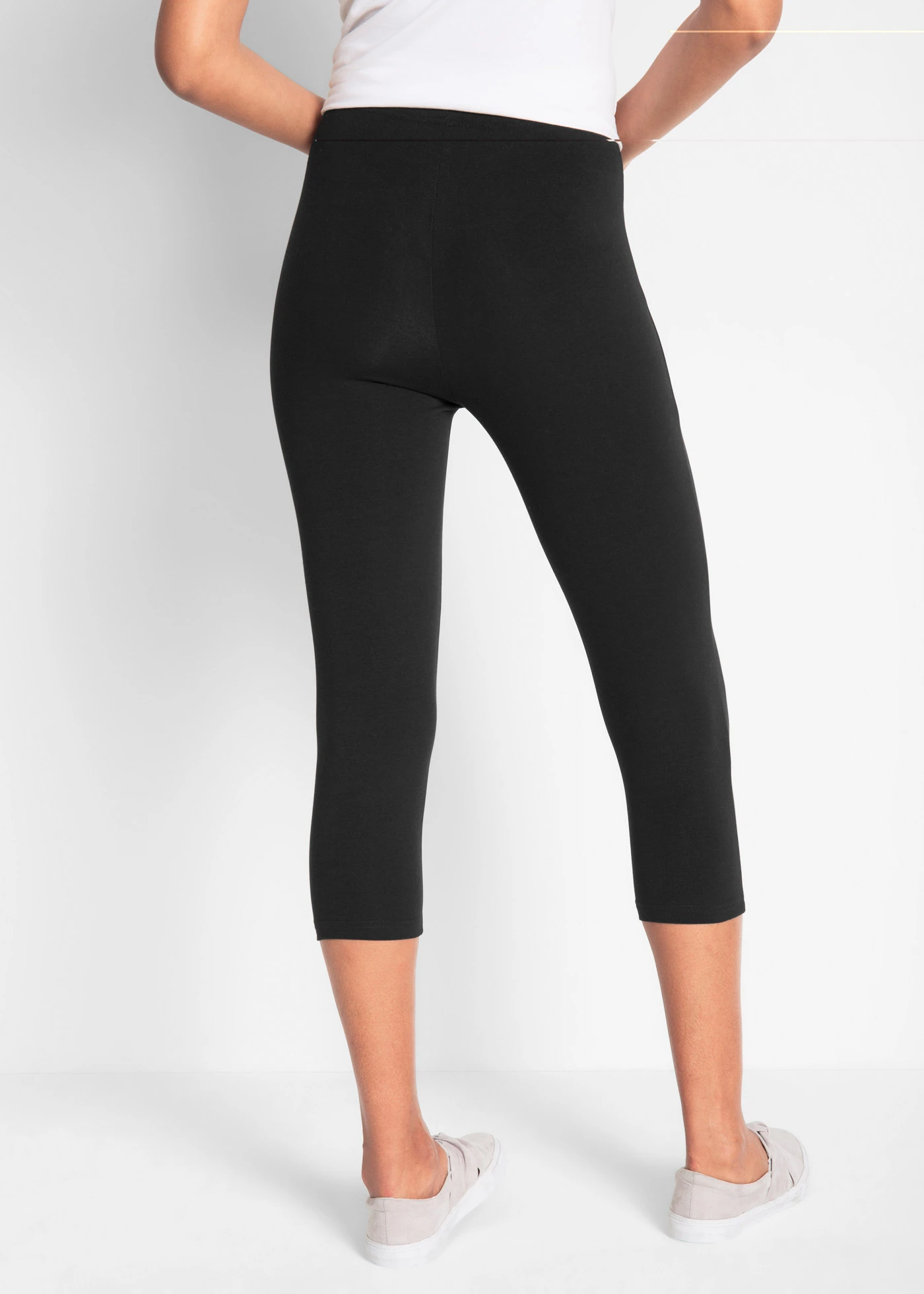 Lot de 2 leggings corsaire • noir • Boutique bonprix