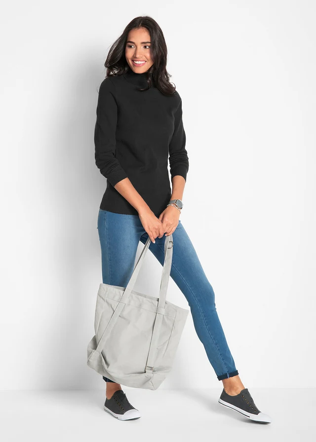 Fijngebreide coltrui • zwart • product-page.page-title-suffix