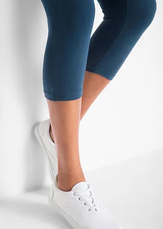 Slim fit capri legging (set van 2) • donkerblauw+zwart • bonprix online shop