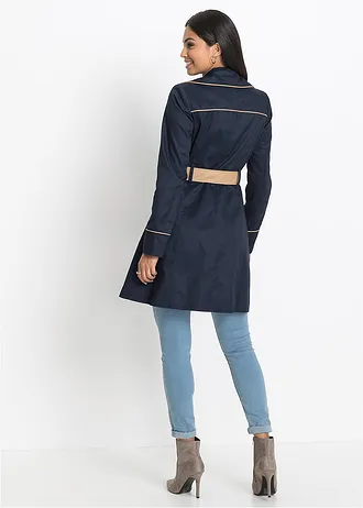 Trenchcoat, Kleur: donkerblauw