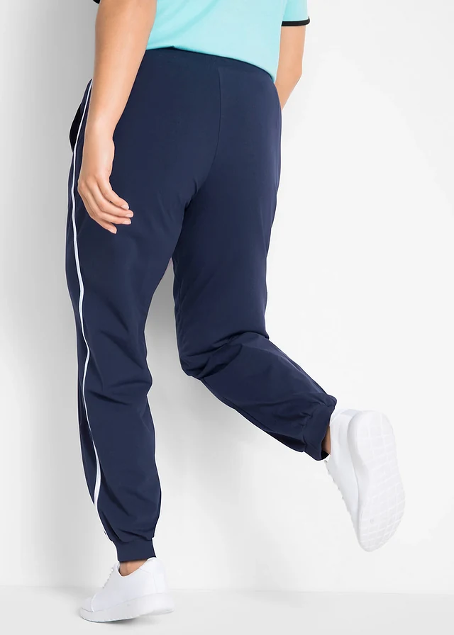 Pantalon de jogging en coton, Couleur: bleu foncé