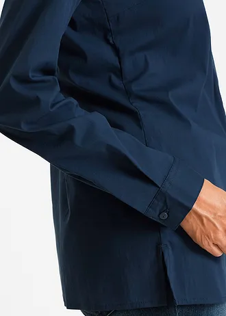 Dlouhá strečová halenka • tmavě modrá • bonprix obchod