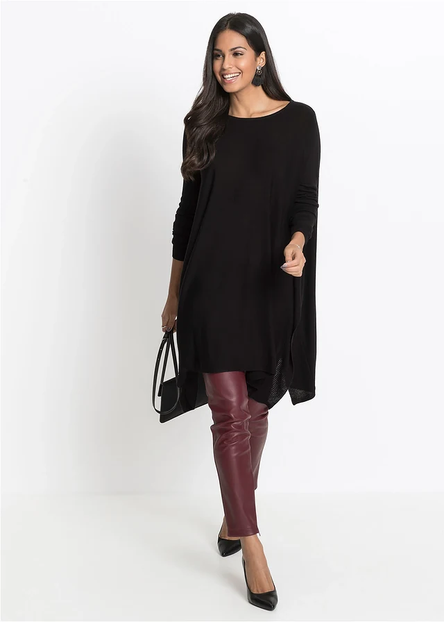 Pull long, Couleur: noir