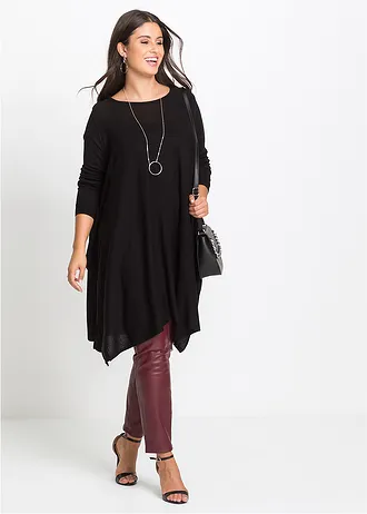 Hosszú pulóver, szín: fekete